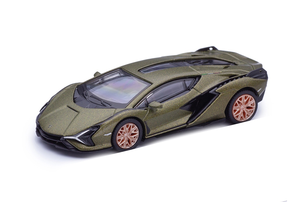 LAMBORGHINI SIAN FKP 37 ОЛИВКОВЫЙ (ДЛИНА МОДЕЛИ 6-10 СМ)