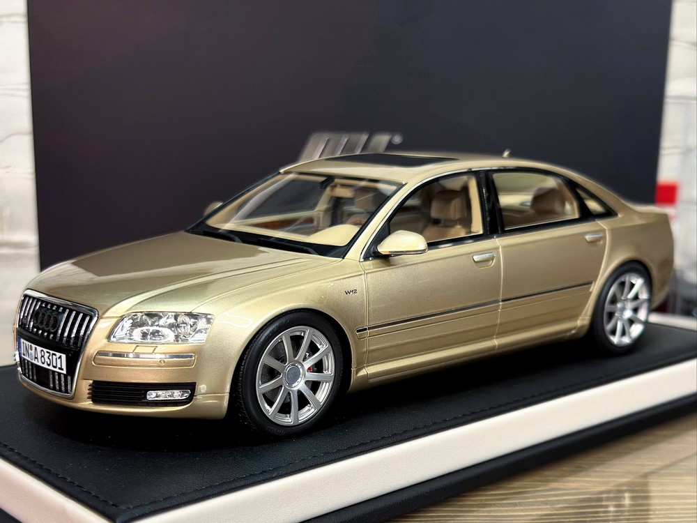 AUDI A8 W12 2008 IMPALA BEIGE PEARL / АУДИ A8 W12 ИМПАЛА БЕЖЕВЫЙ ПЕРЛАМУТРОВЫЙ (ЛИМИТ 07/69)