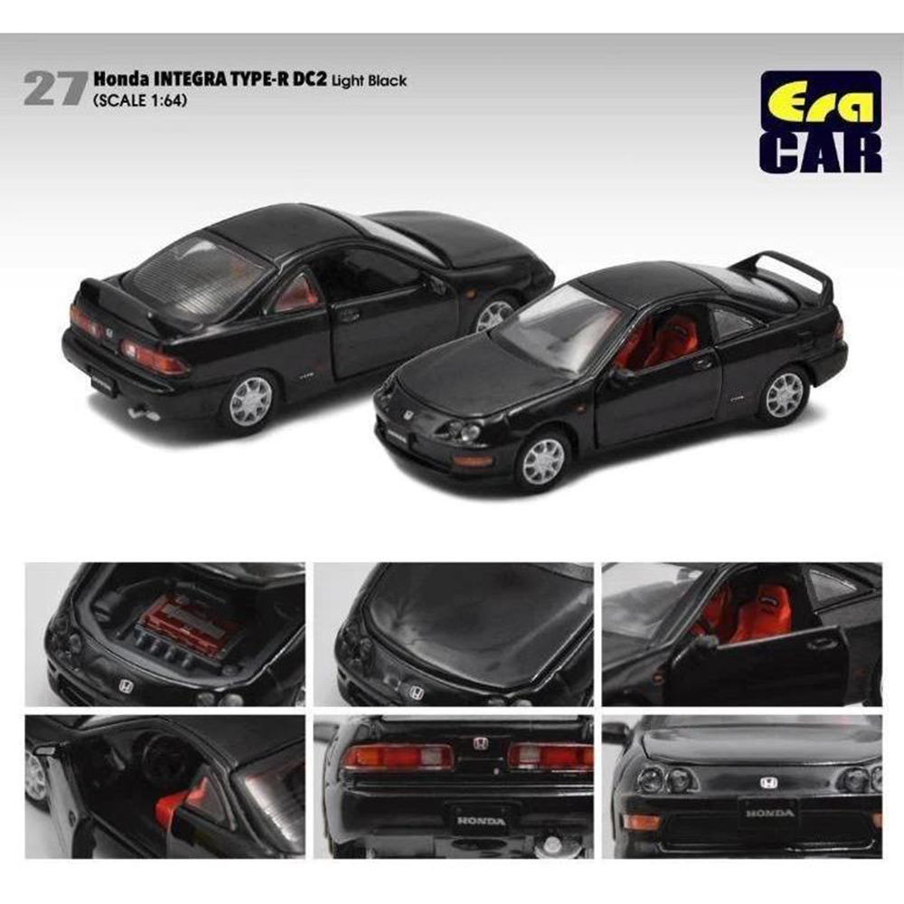 HONDA INTEGRA TYPE-R DC2, LIGHT BLACK (ДЛИНА МОДЕЛИ 6-10 СМ)