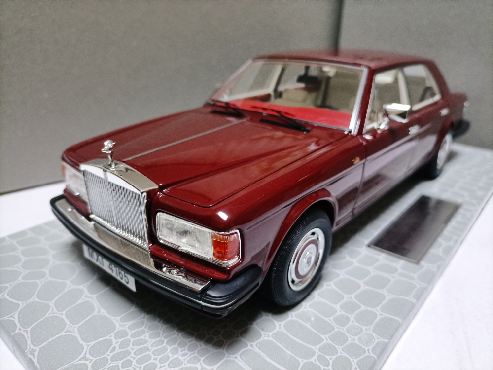 ROLLS-ROYCE SILVER SPIRIT 4-DOORS 1985 DARK RED / РОЛЛС-РОЙС СИЛЬВЕР СПИРИТ ТЕМНО КРАСНЫЙ