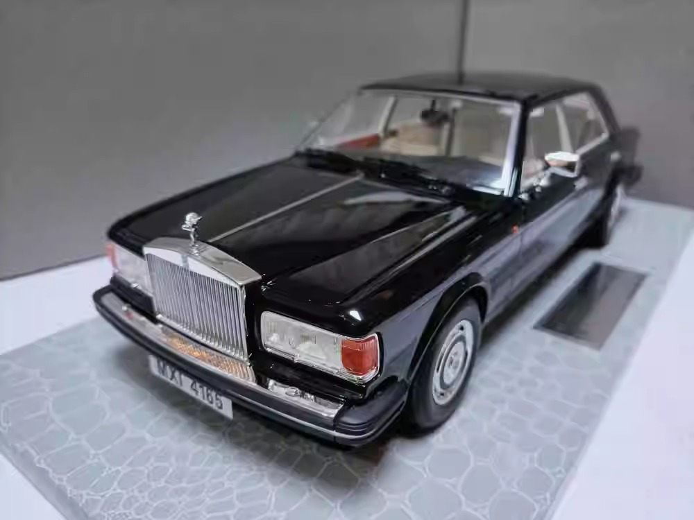 ROLLS-ROYCE SILVER SPIRIT 4-DOORS 1985 BLACK / РОЛЛС-РОЙС СИЛЬВЕР СПИРИТ ЧЕРНЫЙ