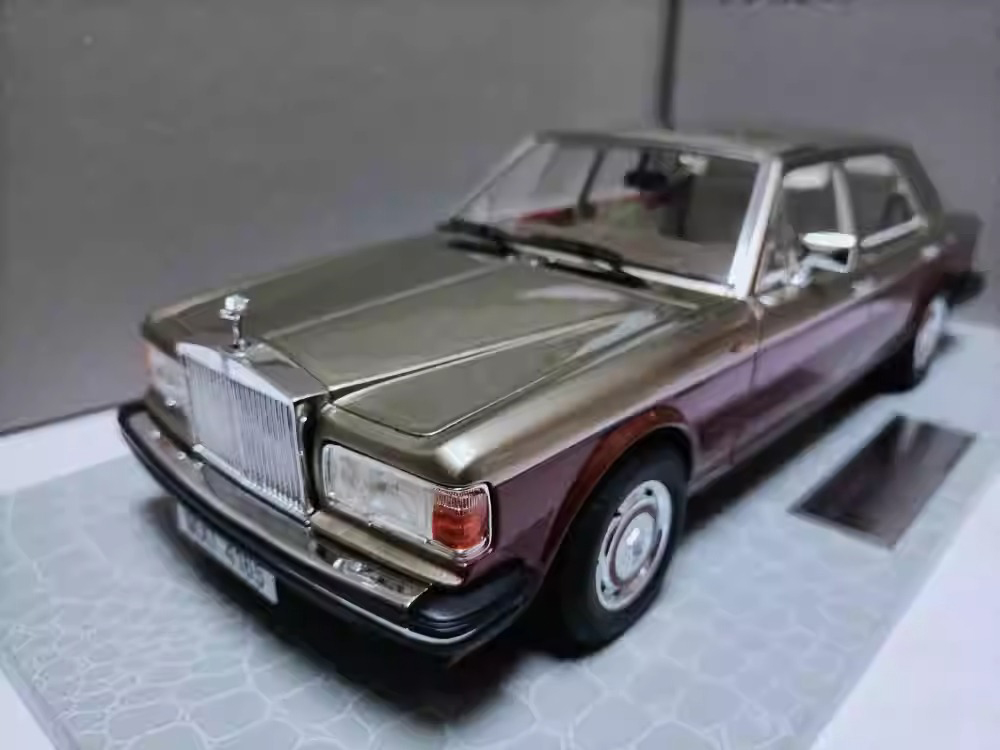 ROLLS-ROYCE SILVER SPIRIT 4-DOORS 1985 GOLDEN/DARK RED / РОЛЛС-РОЙС СИЛЬВЕР СПИРИТ ЗОЛОТИСТО-КРАСНЫЙ