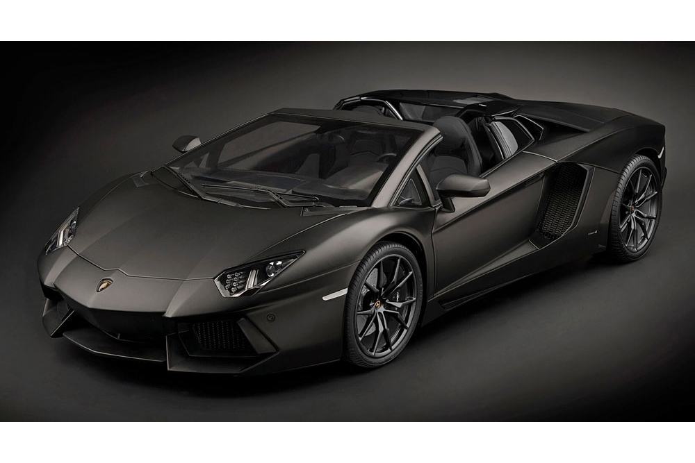 LAMBORGHINI AVENTADOR LP700-4 ROADSTER 2012 FLATBLACK
