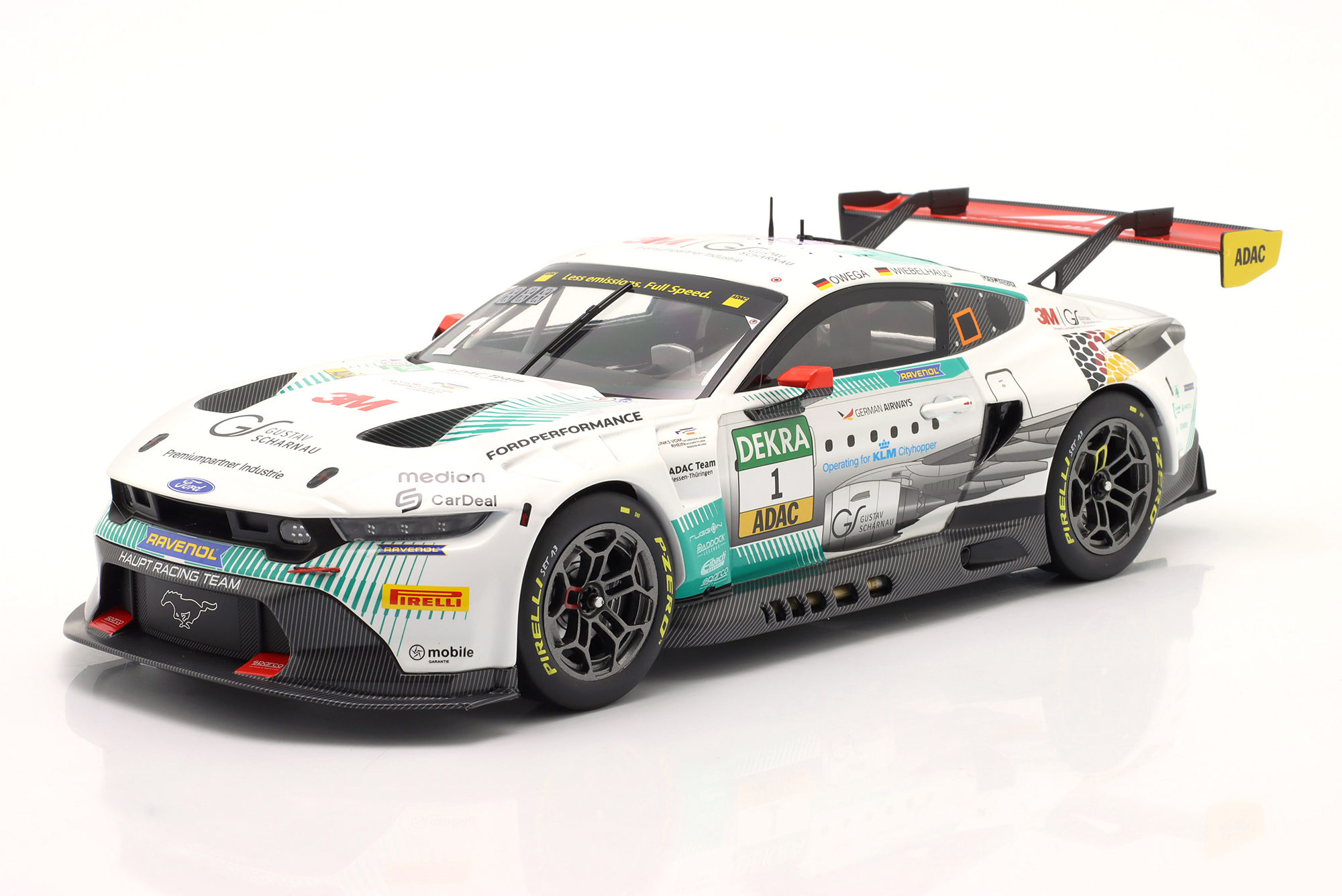 FORD MUSTANG GT3 #1 ADAC GT MASTERS CHAMPION 2025 OWEGA, WIEBELHAUS / ФОРД МУСТАНГ ГТ3 ADAC GT МАСТЕРС ЧЕМПИОН ОВЕГА ВИЕБЕЛХАУС