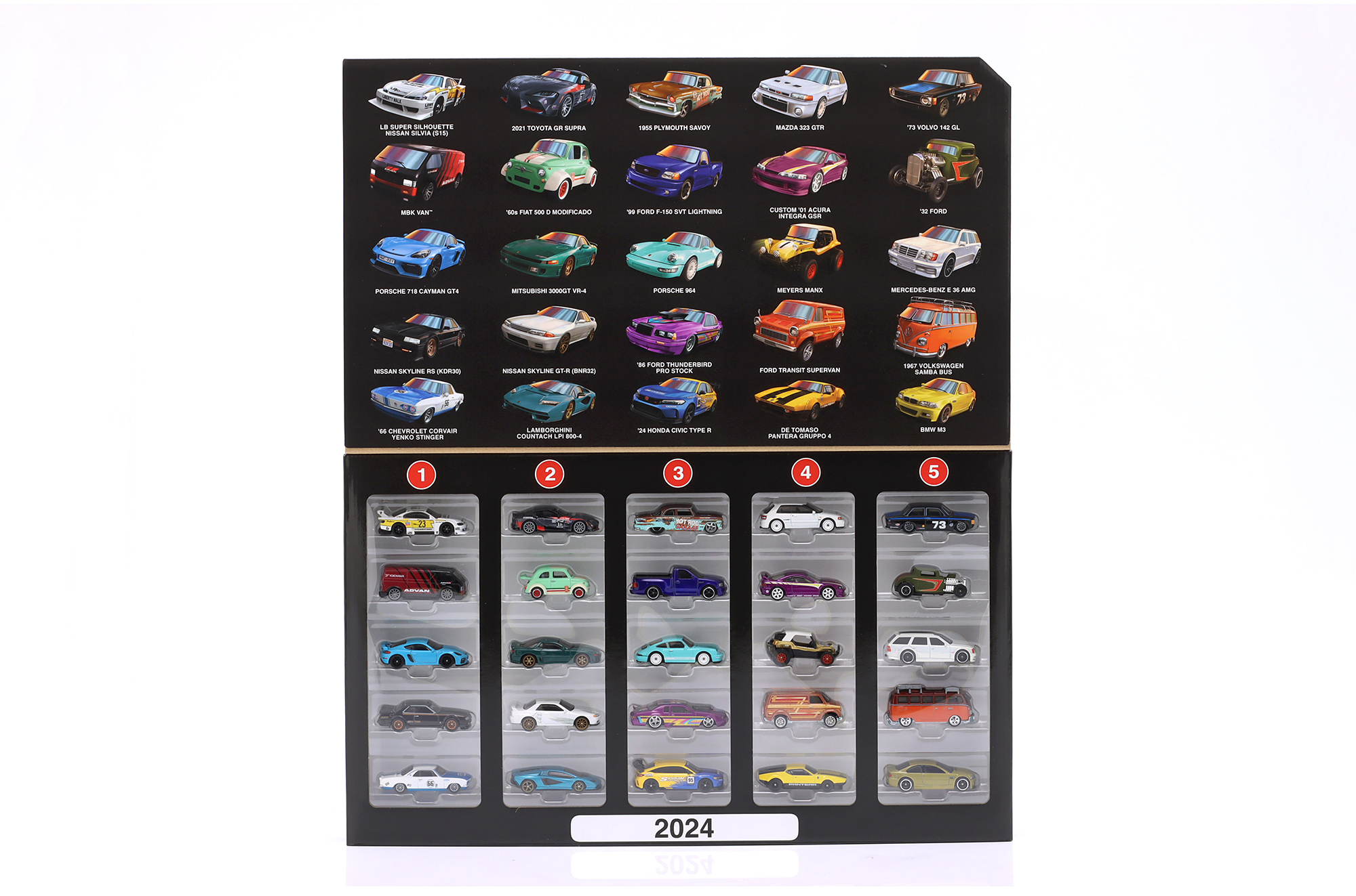 HOT WHEELS BOULEVARD DELUXE 25-CAR SET / НАБОР ИЗ 25 МОДЕЛЕЙ HOT WHEELS BOULEVARD DELUXE