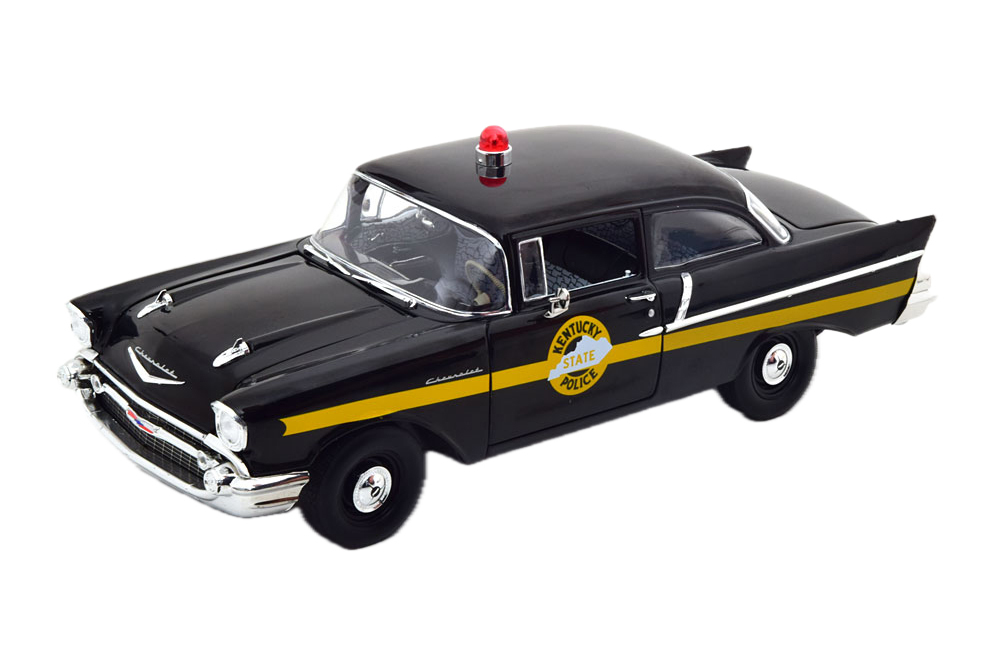 CHEVROLET 150 SEDAN KENTUCKY STATE POLICE 1957 BLACK