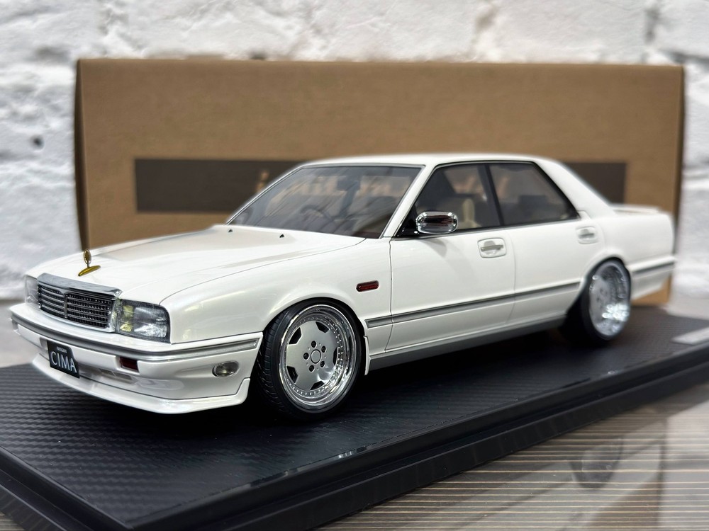 NISSAN CEDRIC CIMA (Y31) PEARL WHITE / НИССАН СЕДРИК СИМА Y31 ПЕРЛАМУТРОВО-БЕЛЫЙ