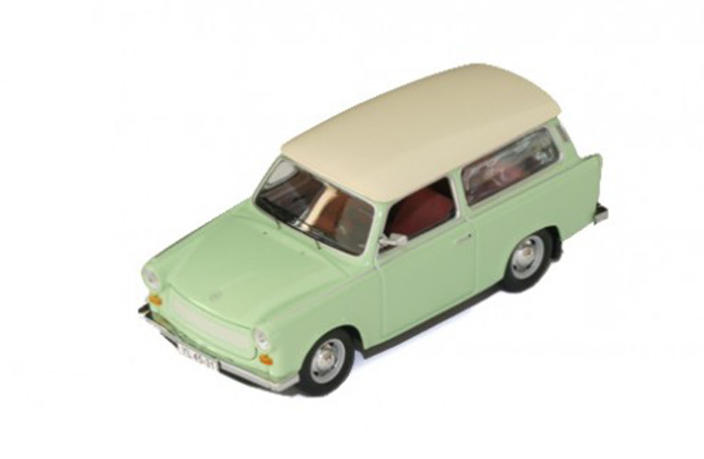 TRABANT 601 KOMBI 1965 PASTEL GREEN AND WHITE