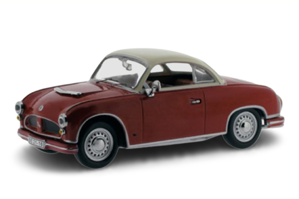 AWZ P70 COUPE DARK BORDEAUX AND WHITE