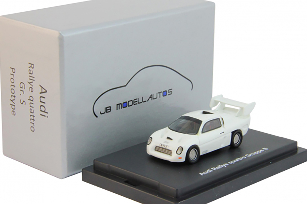 AUDI RALLYE QUATTRO GRUPPE S, WHITE (ДЛИНА МОДЕЛИ 3-5 СМ)