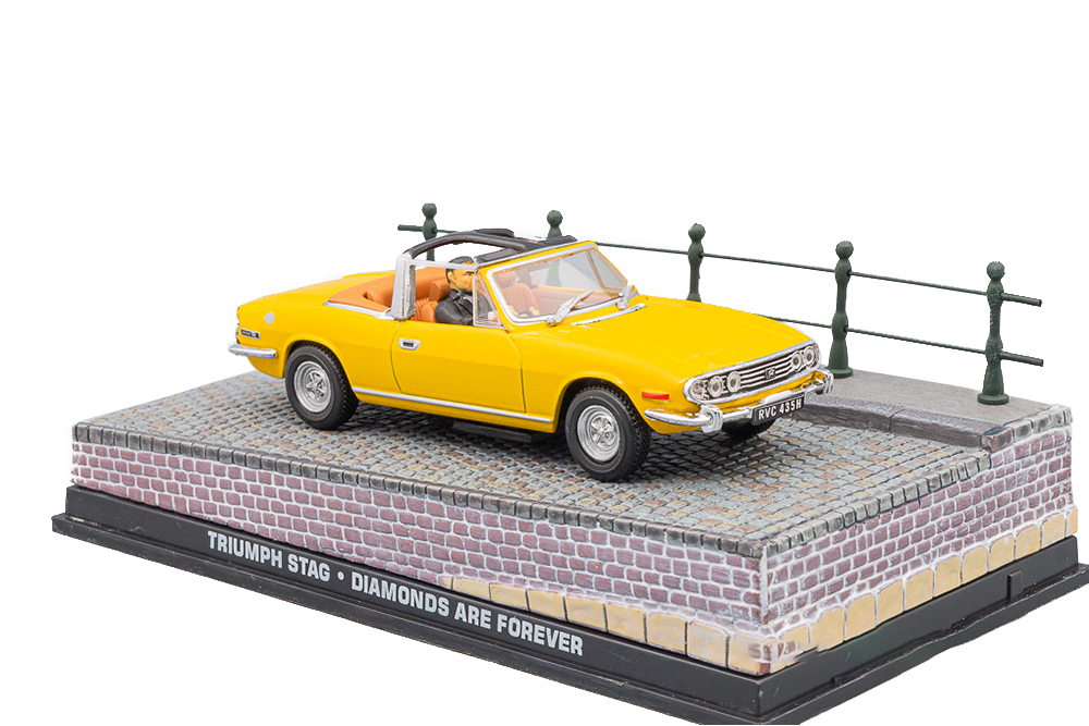 TRIUMPH STAG DIAMONDS ARE FOREVER 1971, YELLOW