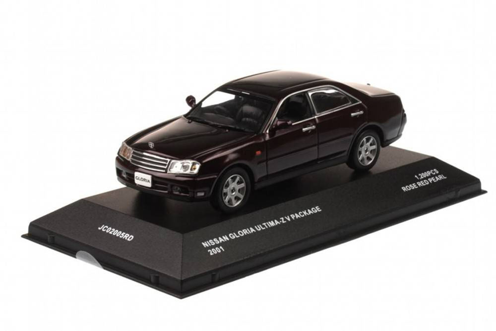 NISSAN GLORIA ULTIMA-Z V-PACKAGE 2001 ТЕМНО-КРАСНЫЙ