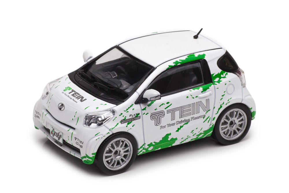 TOYOTA IQ TEIN VERSION 2006 БЕЛЫЙ С ЗЕЛЕНЫМ