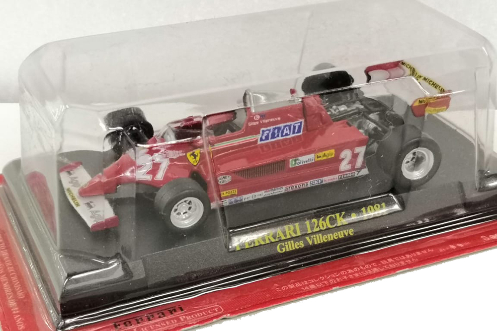 FERRARI 126CK 1981 G.VILLENEUVE #27 / ФЕРРАРИ