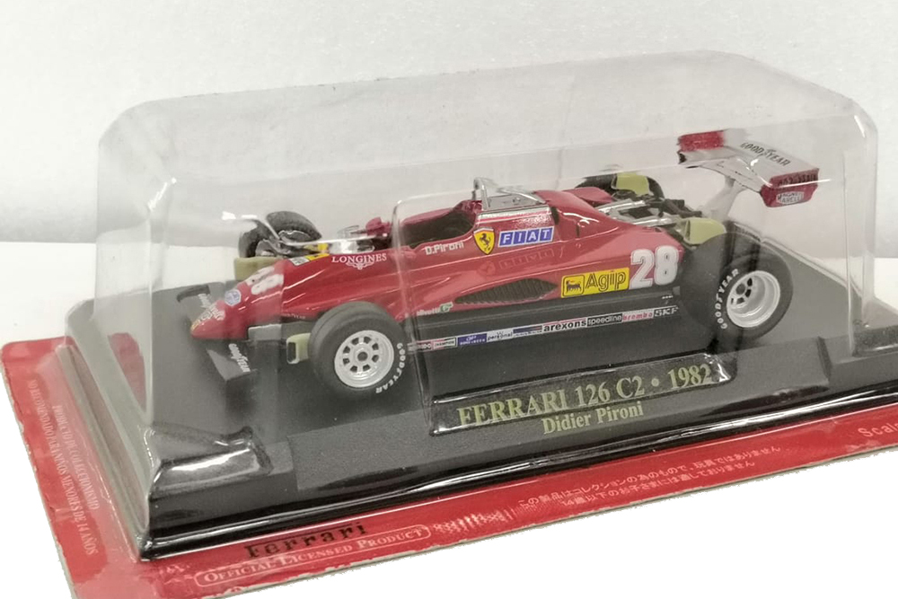 FERRARI 126 C2 #28 DIDIER PIRONI SCUDERIA FERRARI 2-TH 1982