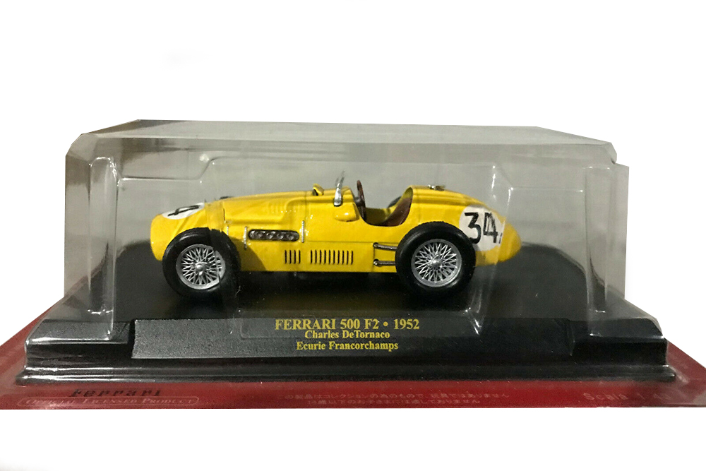 FERRARI 500 F2 BELGIUM GP 1952 C DE TORNACO #34