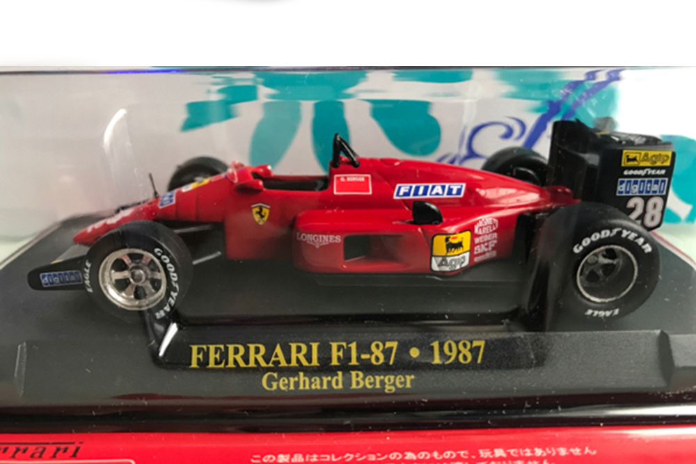 FERRARI F1-87 1987 G.BERGER #28