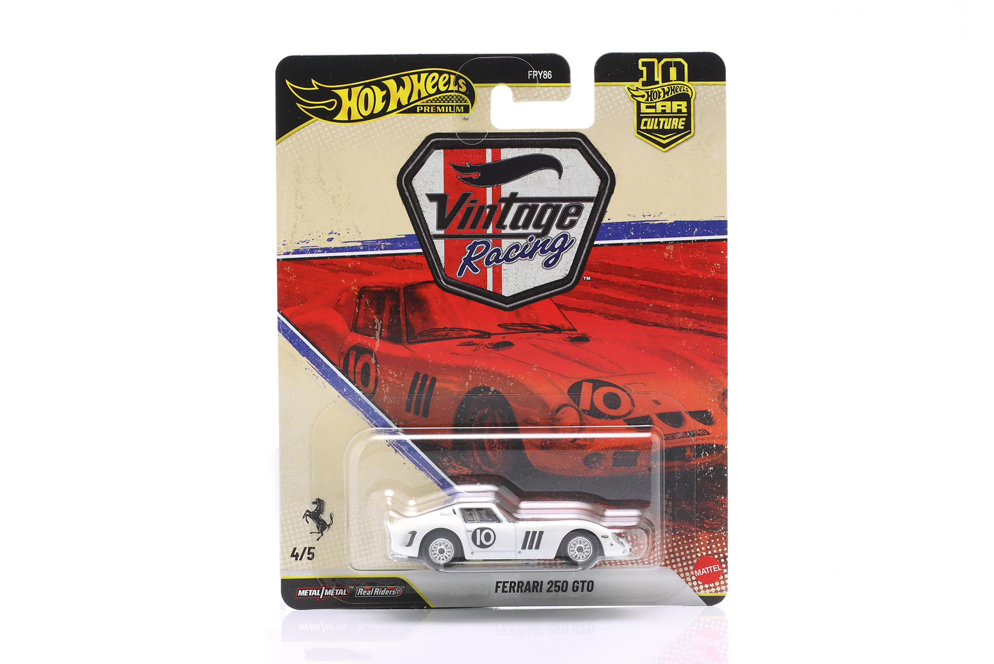 FERRARI 250 GTO #10 WHITE / ФЕРРАРИ 250 ГТО БЕЛЫЙ