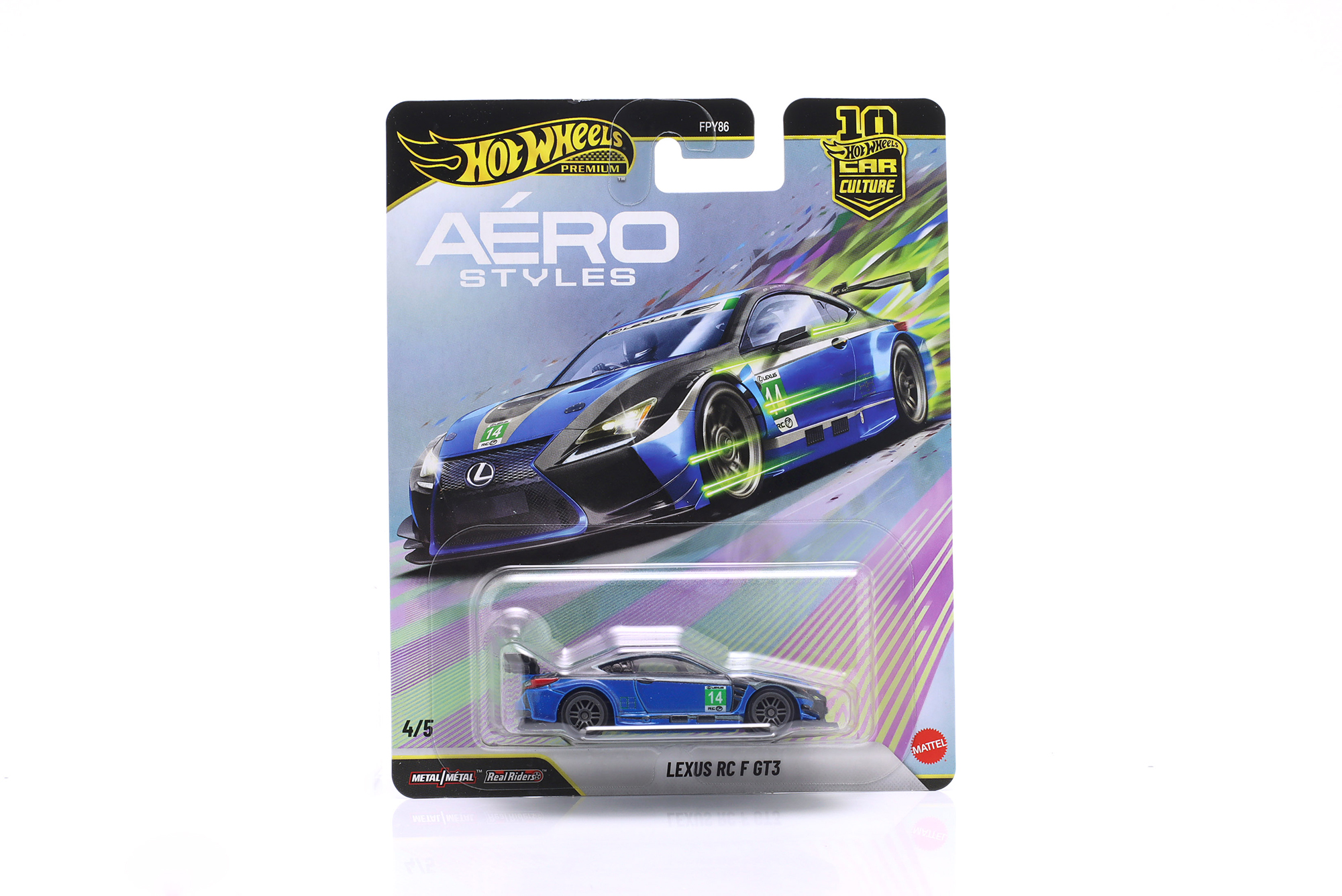 LEXUS RC F GT3 #14 SCOTT PRUETT 2017 BLUE METALLIC / ЛЕКСУС РК ГТ3 СКОТТ ПРУЕТТ СИНИЙ МЕТАЛЛИК
