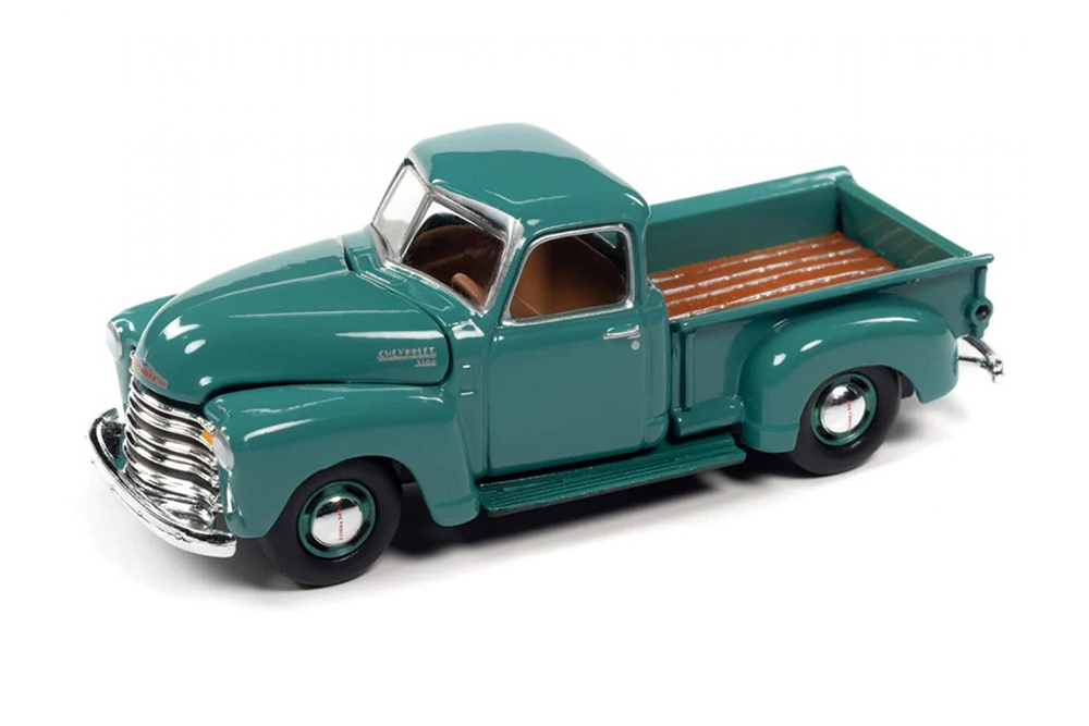 CHEVROLET 1950 STEP SIDE TRUCK GREEN / ШЕВРОЛЕ СТЕП САЙД 1950 ЗЕЛЕНЫЙ (ДЛИНА МОДЕЛИ 6-10 СМ)