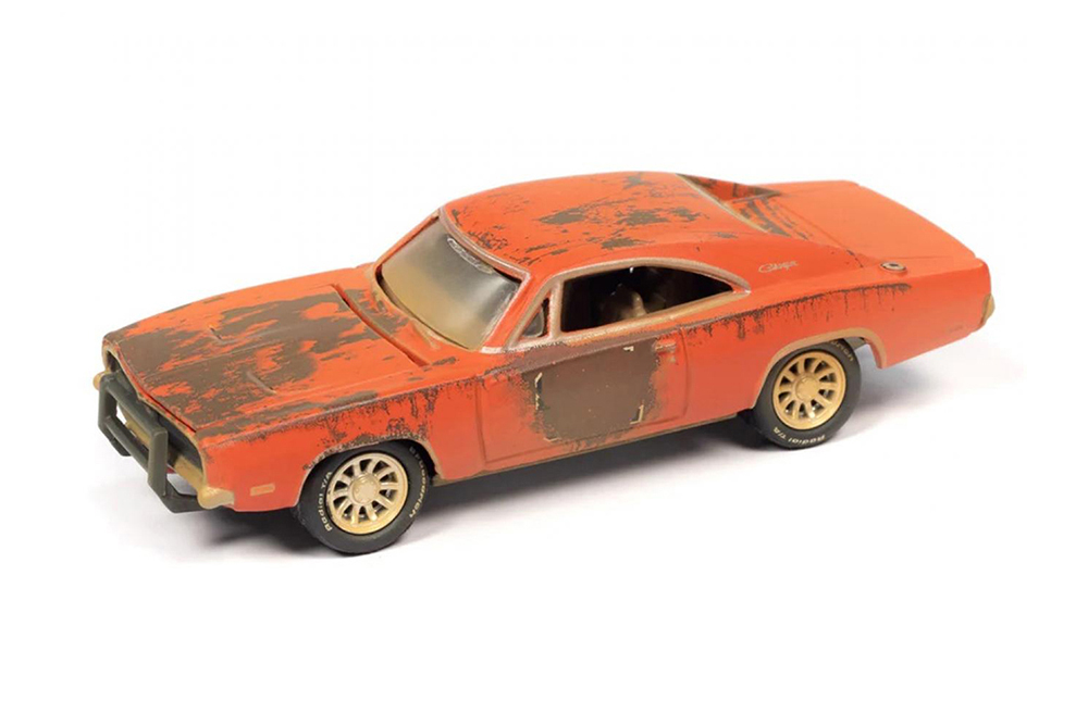 DODGE CHARGER R/T (1969), ORANGE (UNRESTORED) BARN FINDS (ДЛИНА МОДЕЛИ 6-10 СМ)