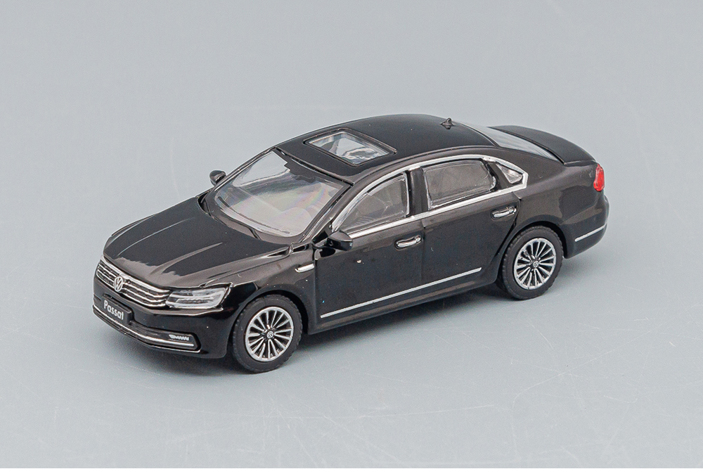 VW VOLKSWAGEN PASSAT (2019), BLACK (ДЛИНА МОДЕЛИ 6-10 СМ)