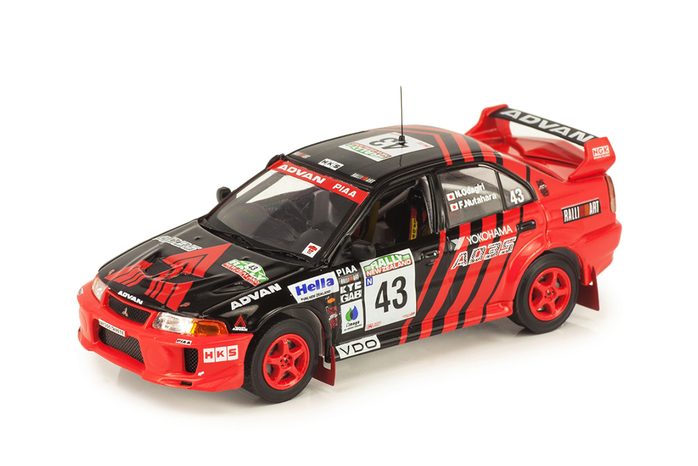 MITSUBISHI LANCER EVO V #43 RALLY NEW ZEELAND 1999 NUTUHARA/ODAGIRI