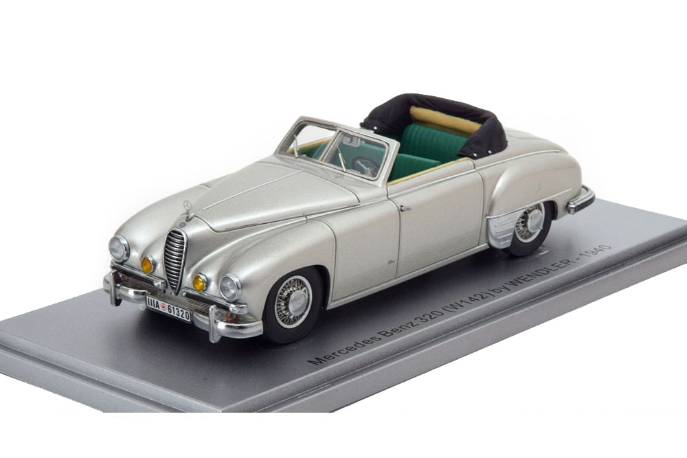MERCEDES W142 320 WENDLER CABRIOLET 1940 SILVER