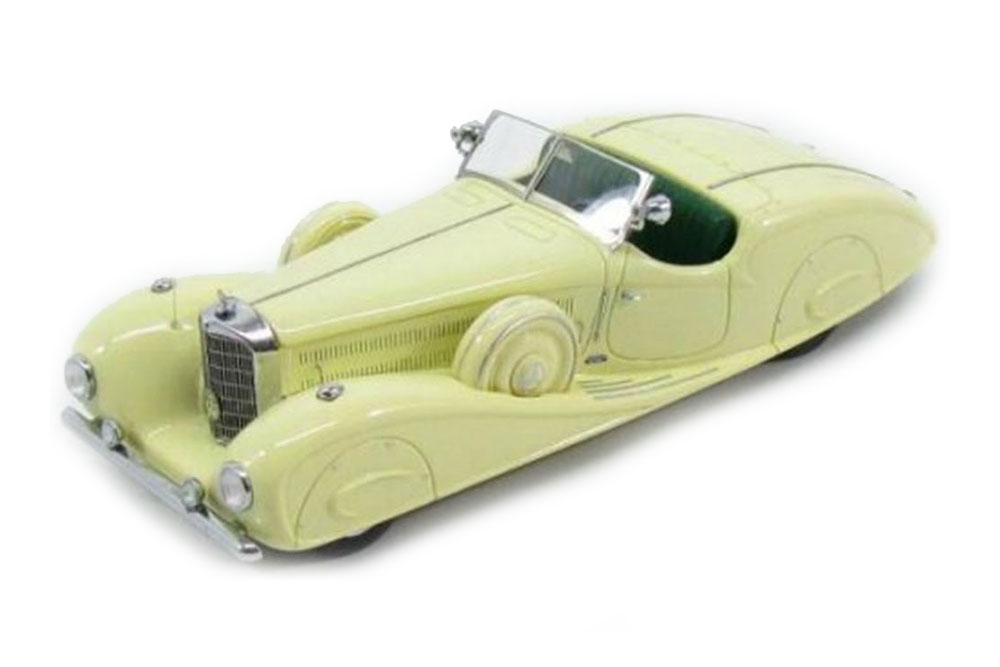 MERCEDES W29 540K ERDMAN & ROSSI KING GHAZI OF IRAQ 1936 LIGHT YELLOW
