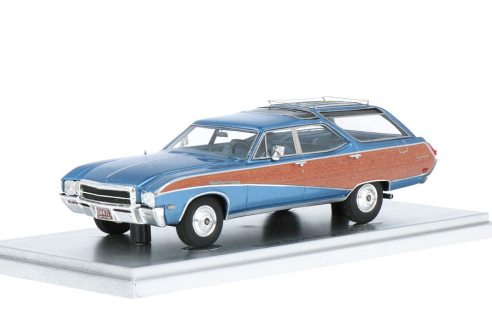 BUICK SPORTS WAGON 1969 LIGHT BLUE