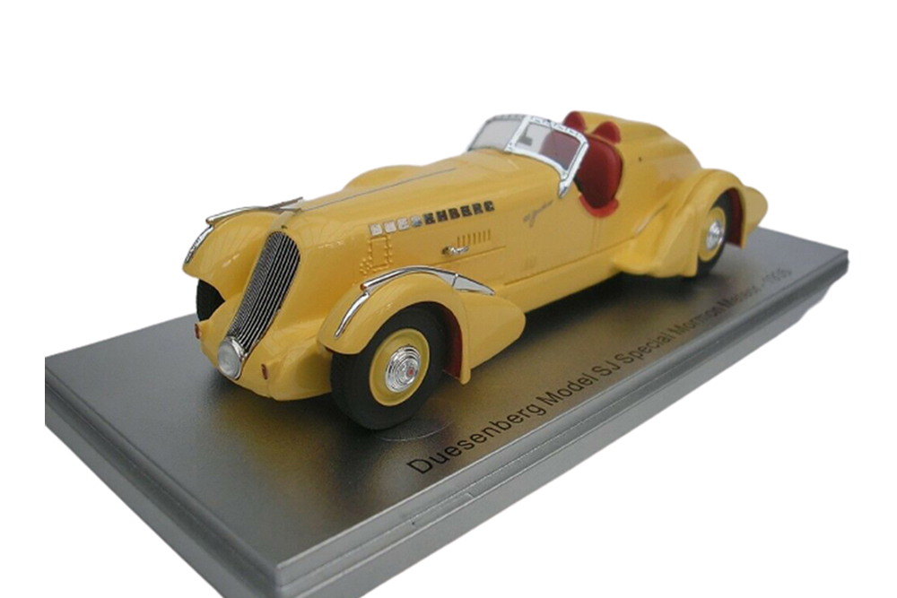 DUESENBERG MODEL SJ SPECIAL MORMON METEOR 1938 LIGHT YELLOW