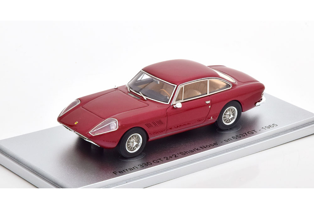 FERRARI 330 GT 2+2 SHARK NOSE SN6537GT RED METALLIC