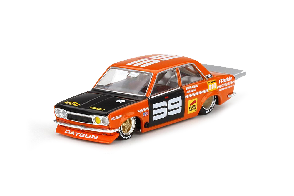 DATSUN 510 PRO STREET ORANGE KAIDO HOUSE / DATSUN 510 ОРАНЖЕВЫЙ (ДЛИНА МОДЕЛИ 6-10 СМ)