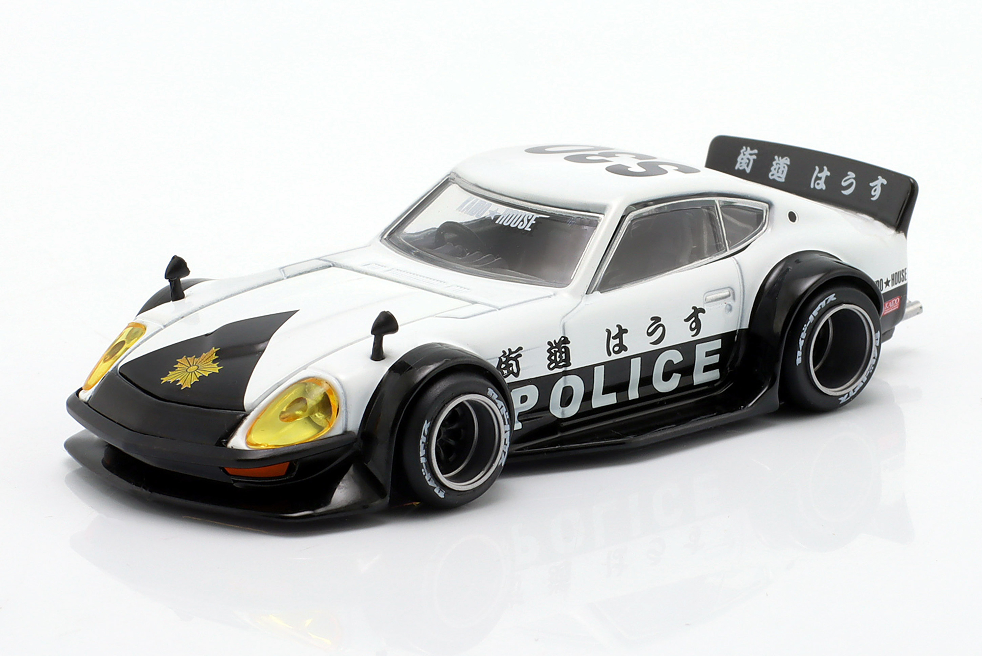NISSAN FAIRLADY Z KAIDO GT POLICE 1978 WHITE / НИССАН ФЭРЛЕДИ КАЙДО ГТ ПОЛИКЕ БЕЛЫЙ