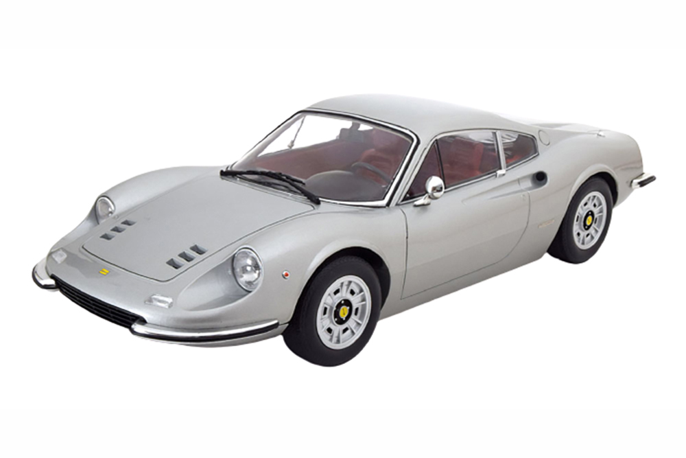 FERRARI 246 GT DINO 1973 SILVER LIMITED EDITION 200 PCS