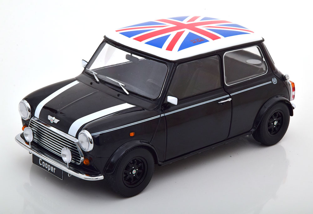 MINI COOPER LHD BLACK WHITE UNION JACK