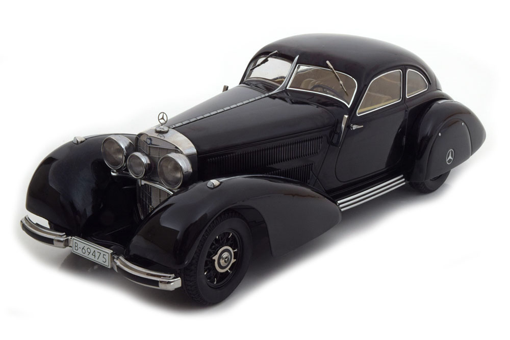 MERCEDES W24 540K AUTOBAHN COURIER 1938 BLACK / МЕРСЕДЕС АВТОБАН КУРЬЕР ЧЕРНЫЙ