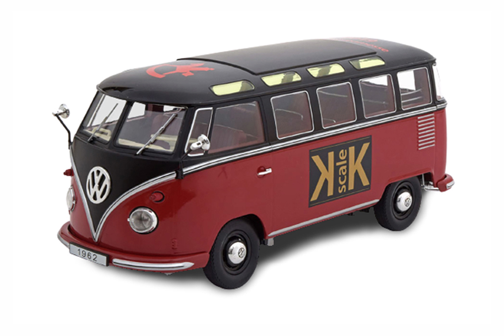 VW VOLKSWAGEN BULLI T1 SAMBA TOY FAIR NUERNBERG 2019 RED BLACK LIMITED EDITION 100 PCS
