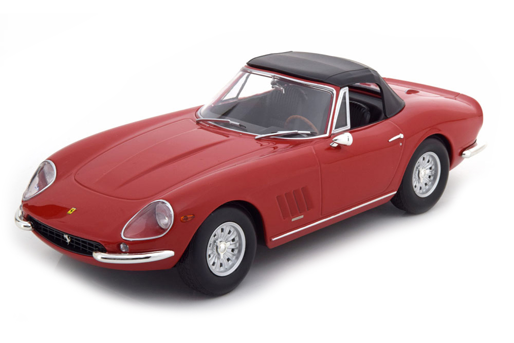 FERRARI 275 GTB/4 NART SPYDER WITH ALLOY RIMS 1967 RED LIMITED EDITION 500 PCS