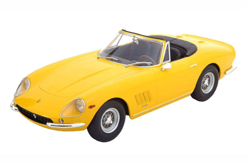 FERRARI 275 GTB/4 NART SPYDER WITH SPOKE RIMS 1967 YELLOW LIMITED EDITION 500 PCS