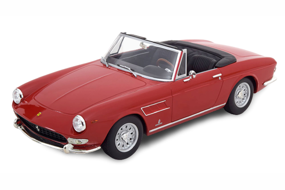 FERRARI 275 GTS PININFARINA SPYDER WITH ALLOY RIMS 1964 RED LIMITED EDITION 500 PCS