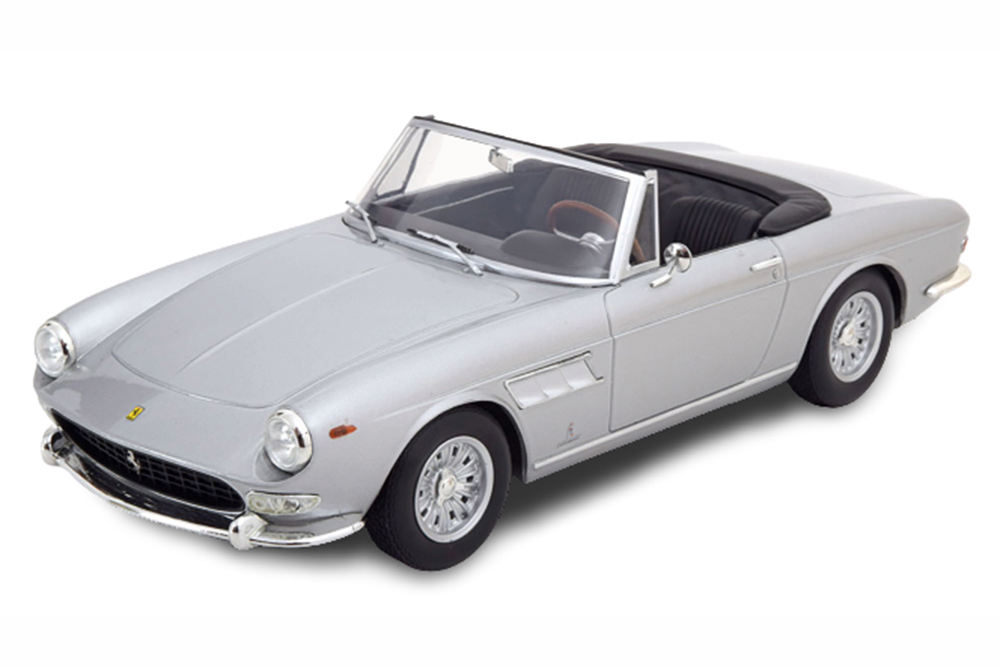 FERRARI 275 GTS PININFARINA SPYDER WITH ALLOY RIMS 1964 SILVER LIMITED EDITION 250 PCS
