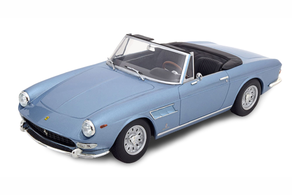 FERRARI 275 GTS PININFARINA SPYDER WITH ALLOY RIMS 1964 LIGHT BLUE-METALLIC LIMITED EDITION 250 PCS