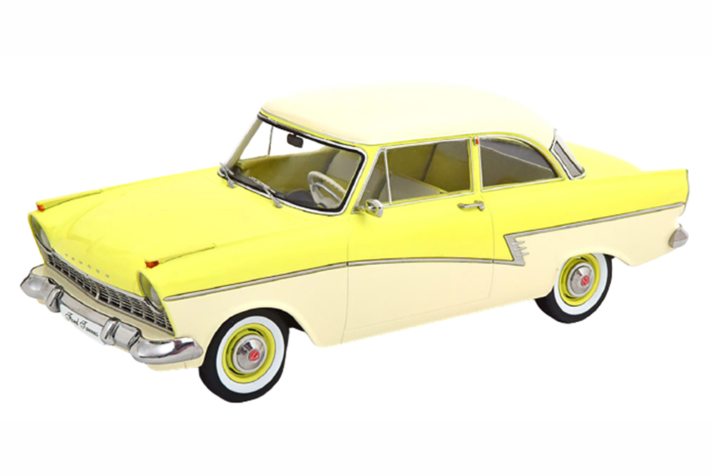 FORD TAUNUS 17M P2 1957 LIGHTYELLOW WHITE LIMITED EDITION 750 PCS