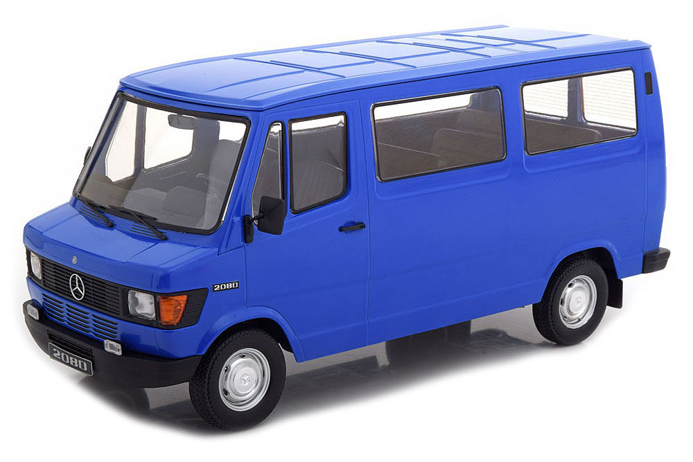 MERCEDES 208 D BUS 1988 BLUE LIMITED EDITION 750 PCS