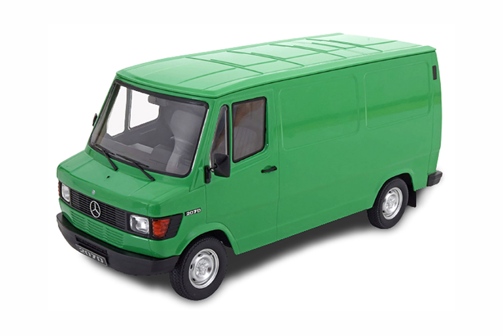 MERCEDES 208 D TRANSPORTER 1988 GREEN LIMITED EDITION 500 PCS