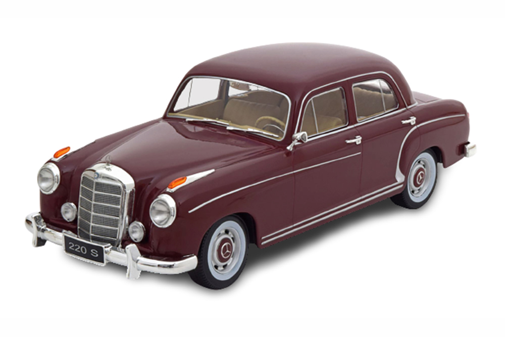 MERCEDES 220S W180II SALOON 1956 DARKRED LIMITED EDITION 750 PCS