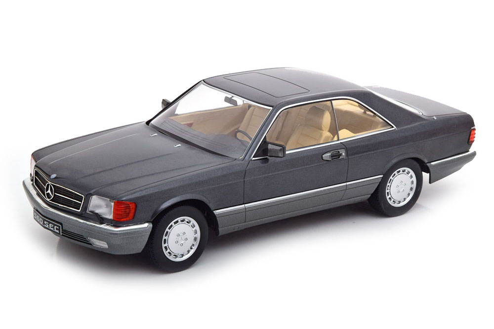 MERCEDES W126 560 SEC C126 1985 GREY ANTHRACIT LIMITED EDITION 1000 PCS.