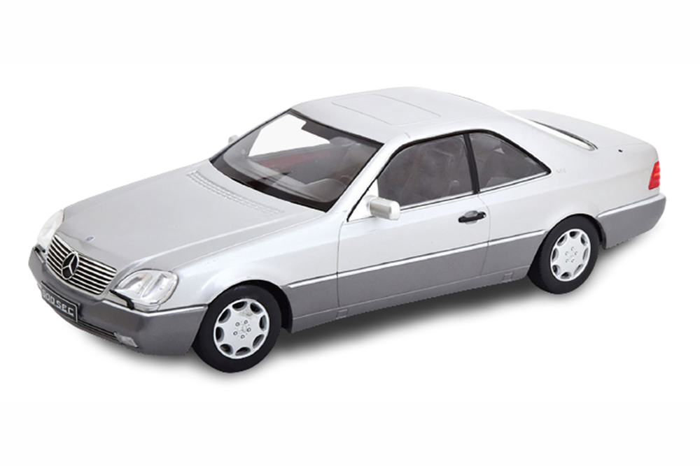 MERCEDES 600 SEC C140 1992 SILVER LIMITED EDITION 750 PCS