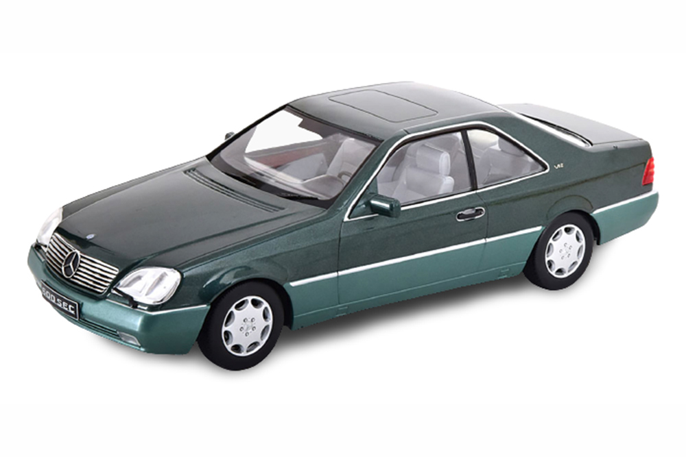 MERCEDES 600 SEC C140 1992 GREENMETALLIC LIMITED EDITION 750 PCS